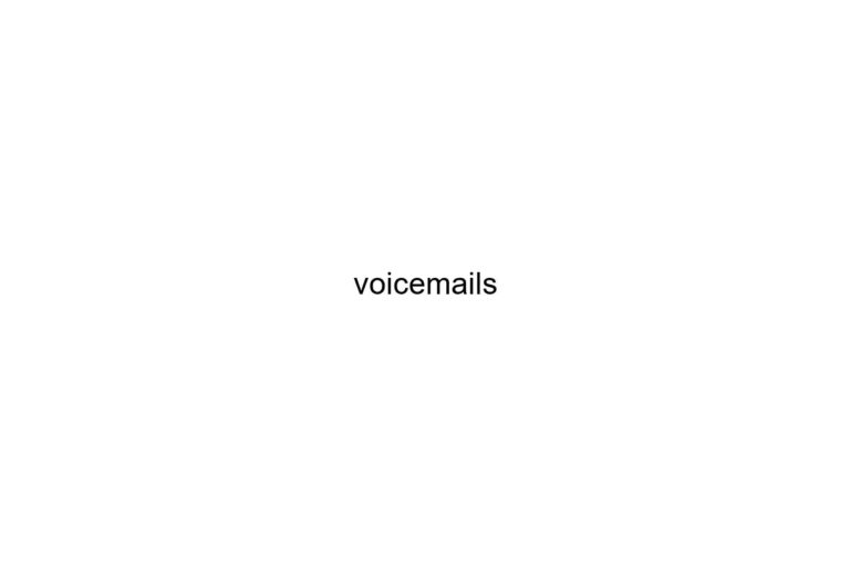 voicemails