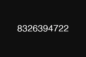 8326394722