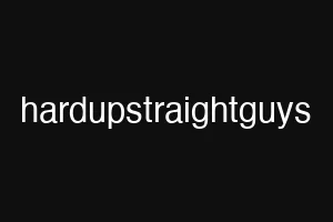 hardupstraightguys