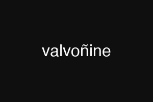 valvoñine