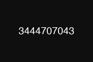 3444707043